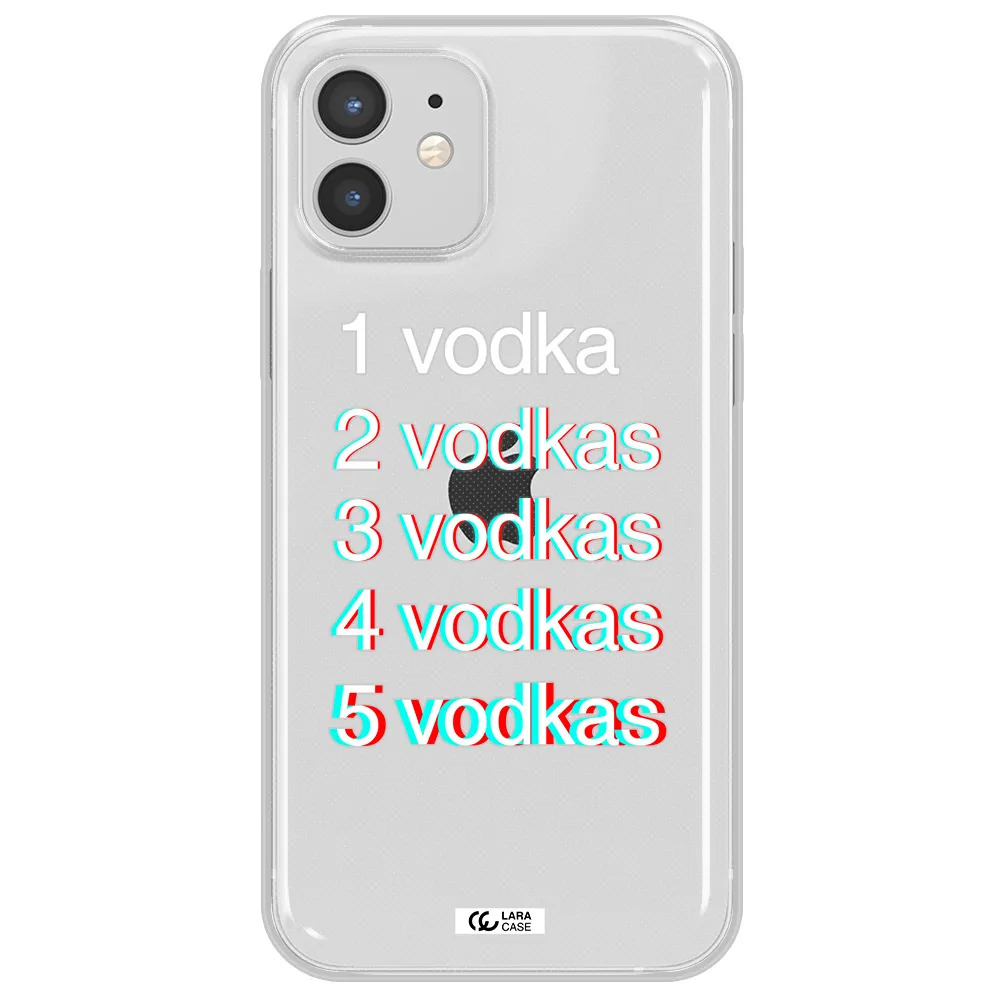 Vodka Apple iPhone 12 Clear TPU Case