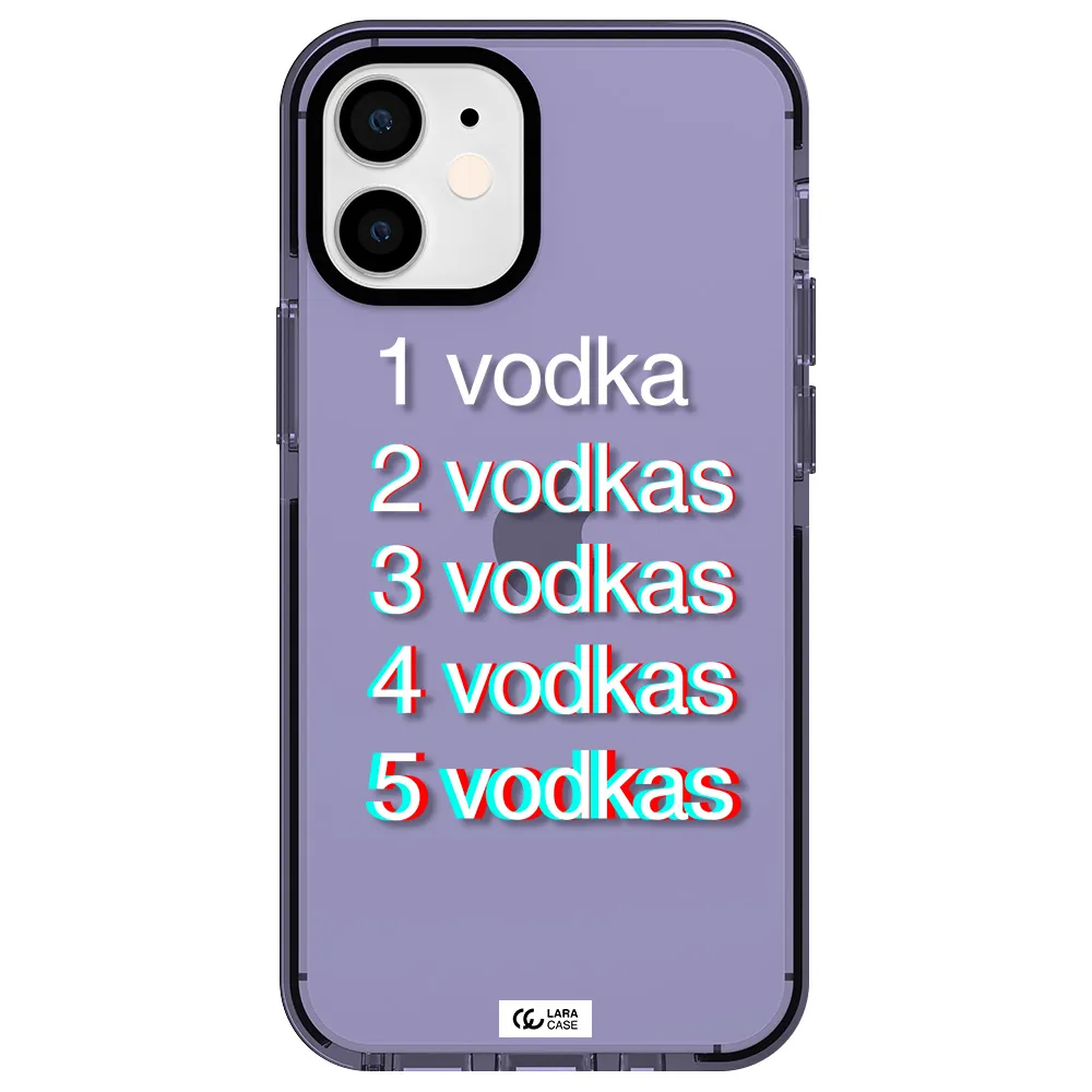Vodka Apple iPhone 12 mini impact Lilac Case