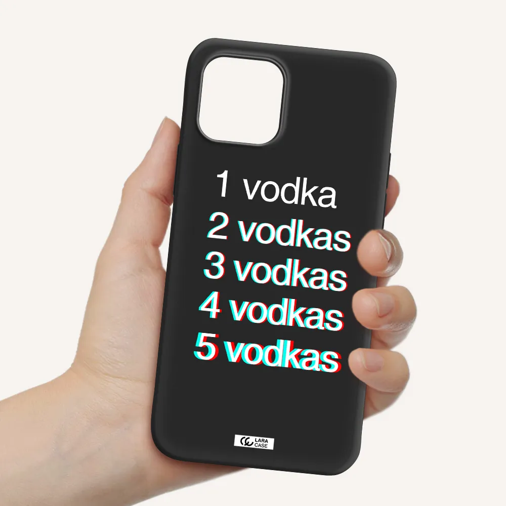 Vodka Apple iPhone 12 mini Silicone black Case