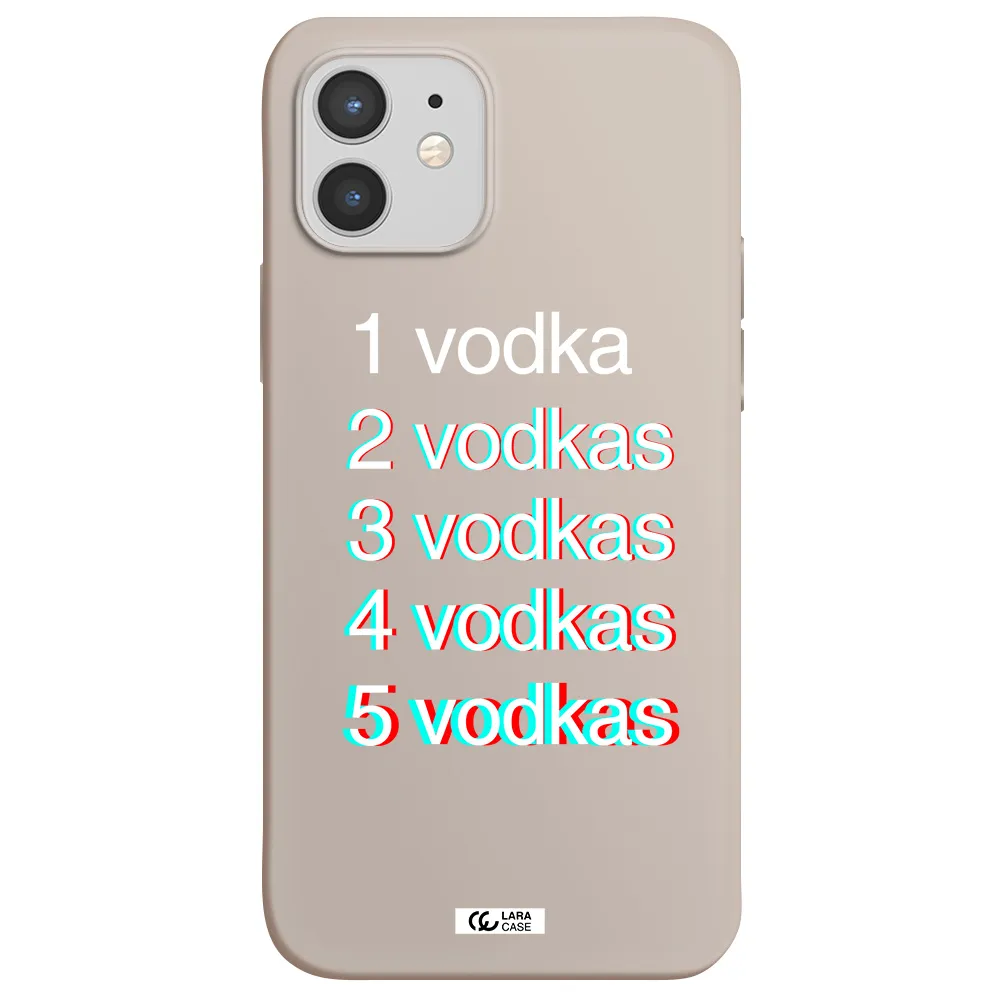 Vodka Apple iPhone 12 mini Silicone Stone Case