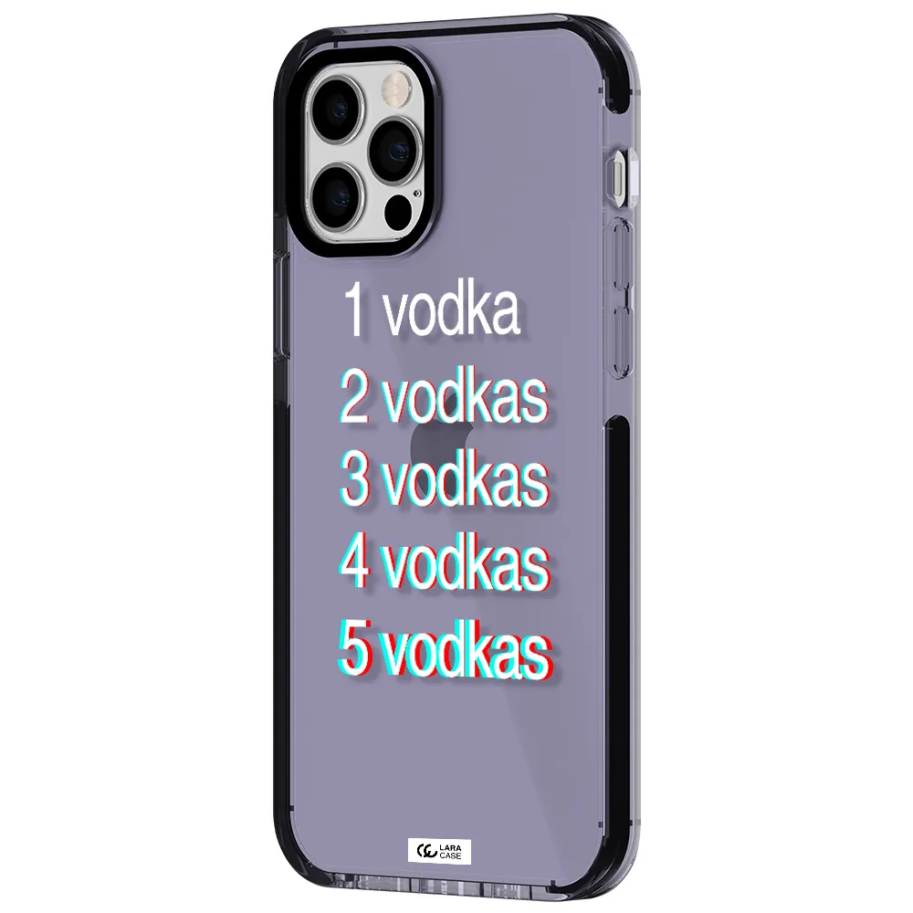 Vodka Apple iPhone 12 pro impact Lilac Case