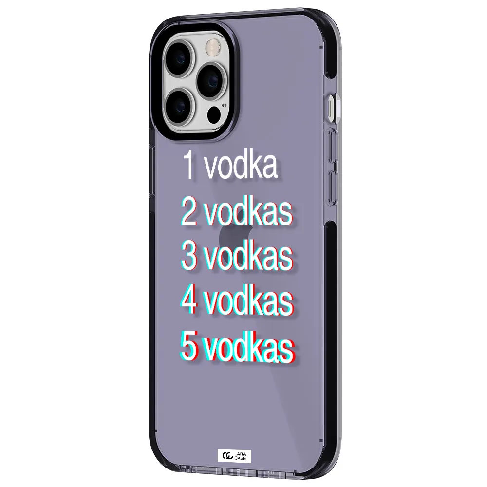 Vodka Apple iPhone 12 pro max impact Lilac Case