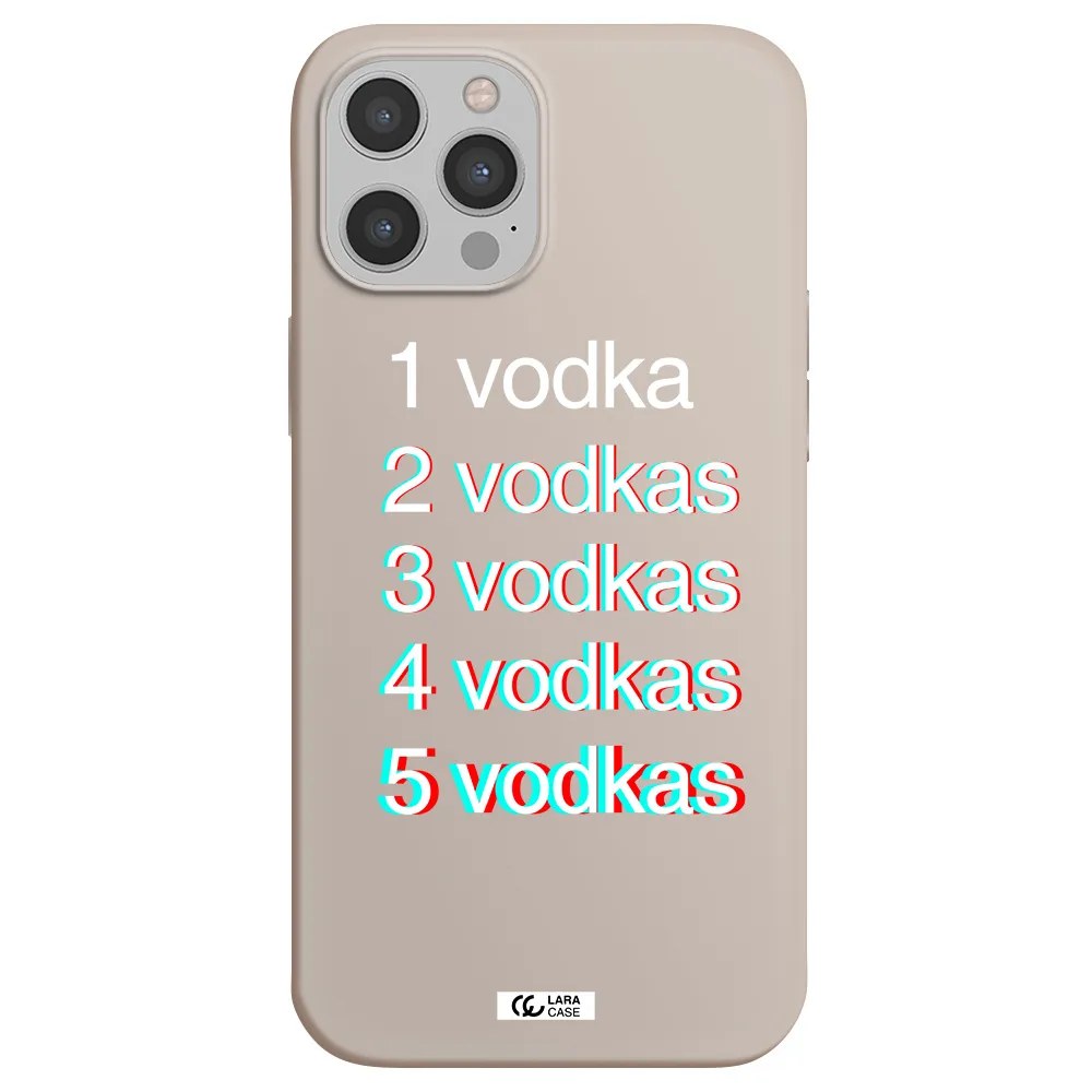 Vodka Apple iPhone 12 pro max Silicone Stone Case