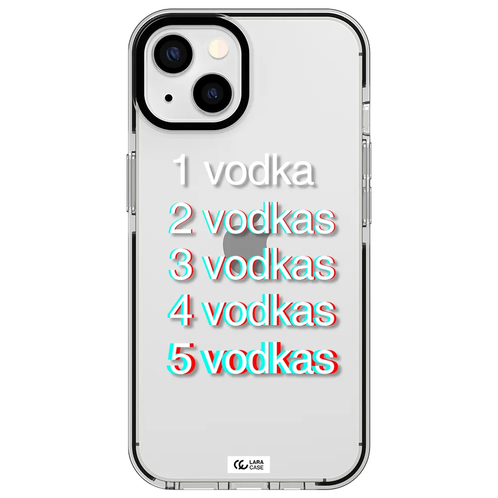 Vodka Apple iPhone 13 impact black border Case