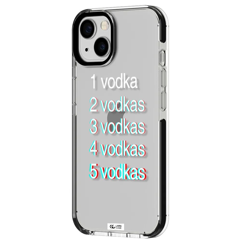 Vodka Apple iPhone 13 impact black border Case