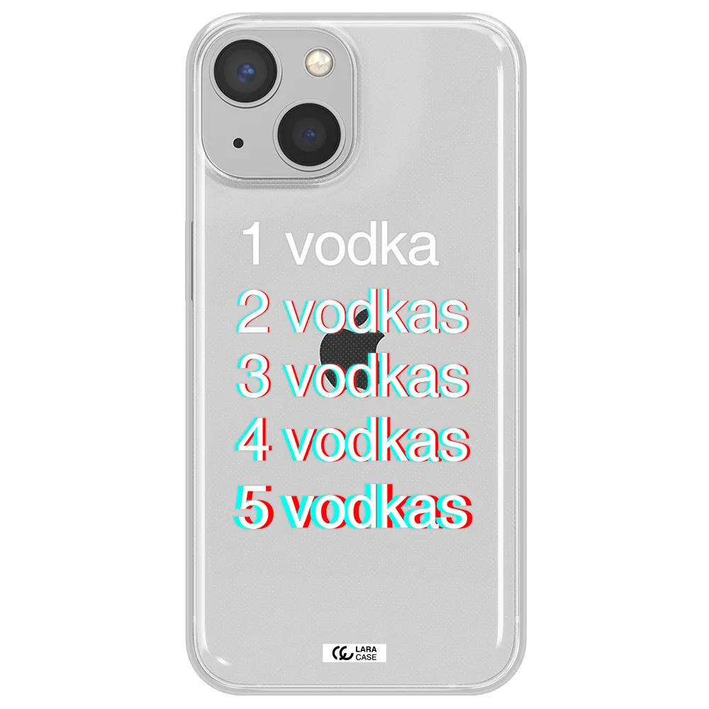 Vodka Apple iPhone 13 mini Clear TPU Case