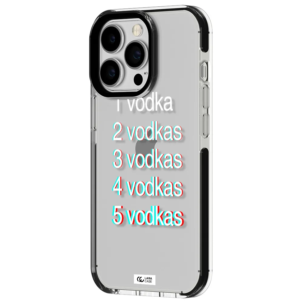 Vodka Apple iPhone 13 Pro impact black border Case