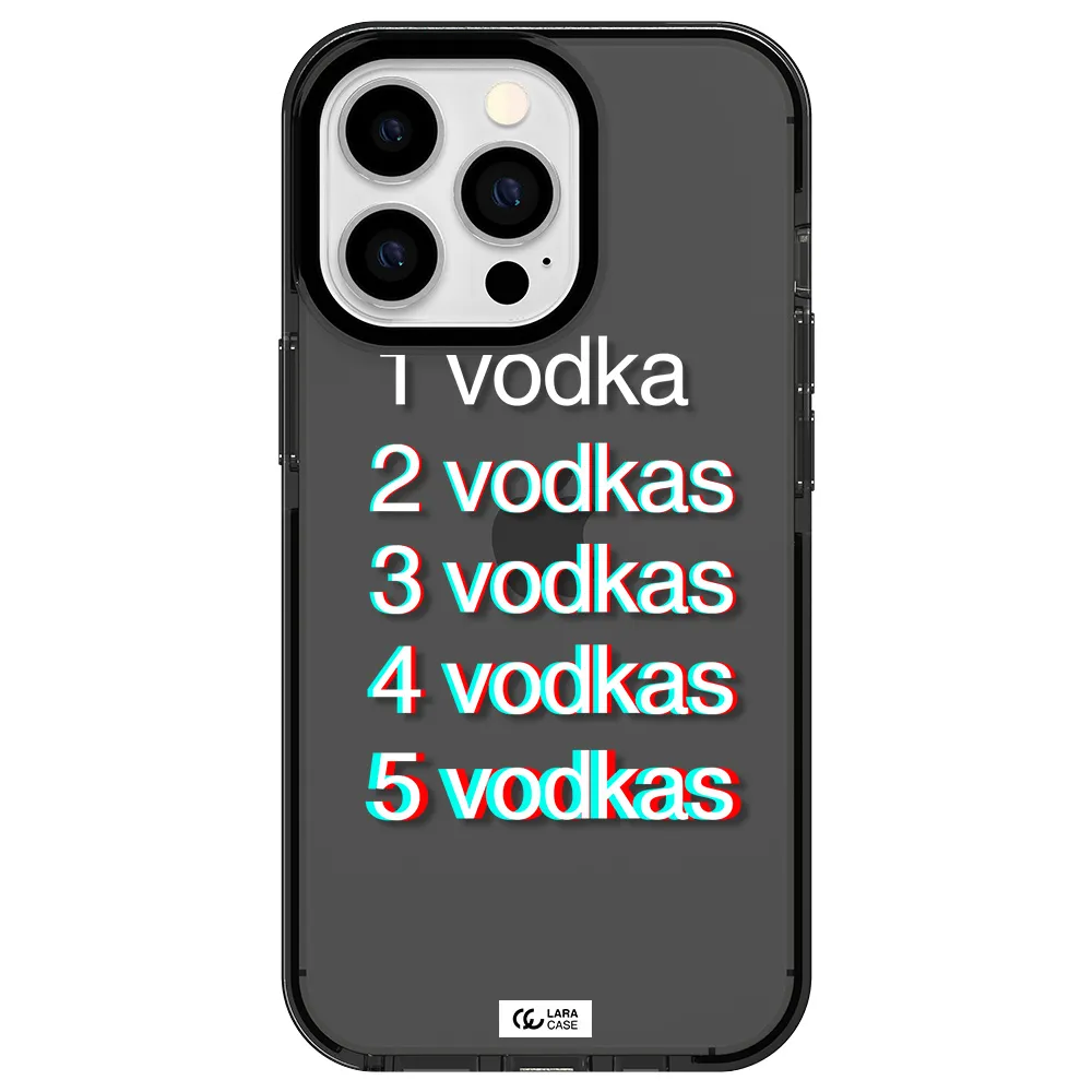Vodka Apple iPhone 13 Pro impact Smoke Black Case