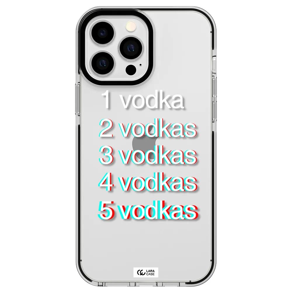 Vodka Apple iPhone 13 Pro Max impact black border Case