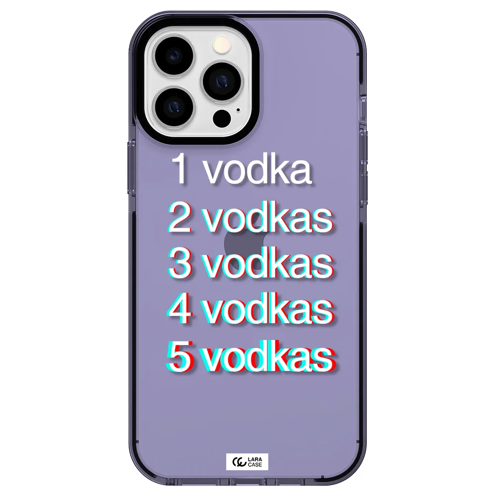 Vodka Apple iPhone 13 Pro Max impact Lilac Case