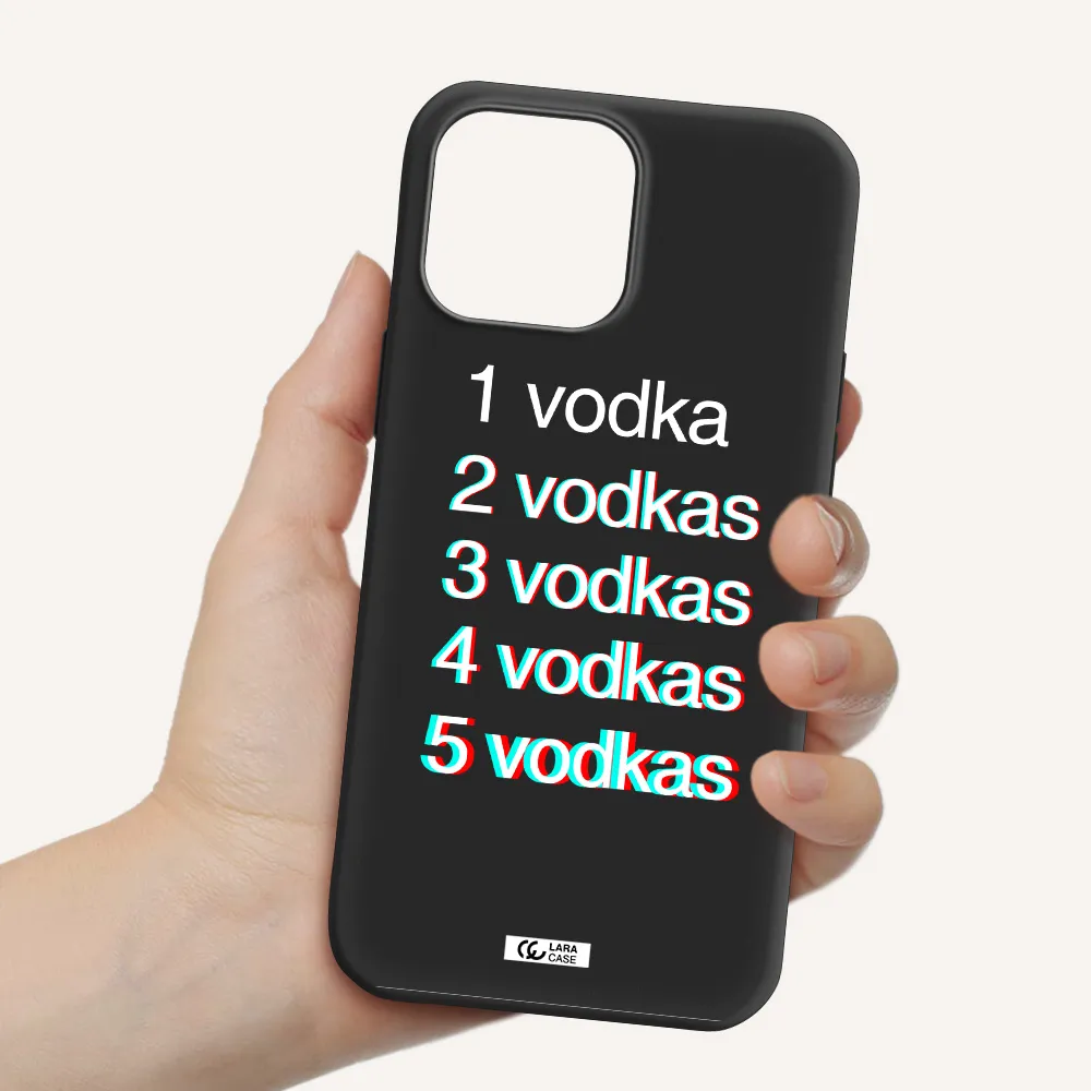 Vodka Apple iPhone 13 Pro Max Silicone black Case