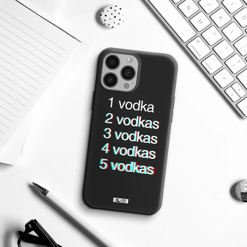 Vodka Apple iPhone 13 Pro Max Silicone black Case