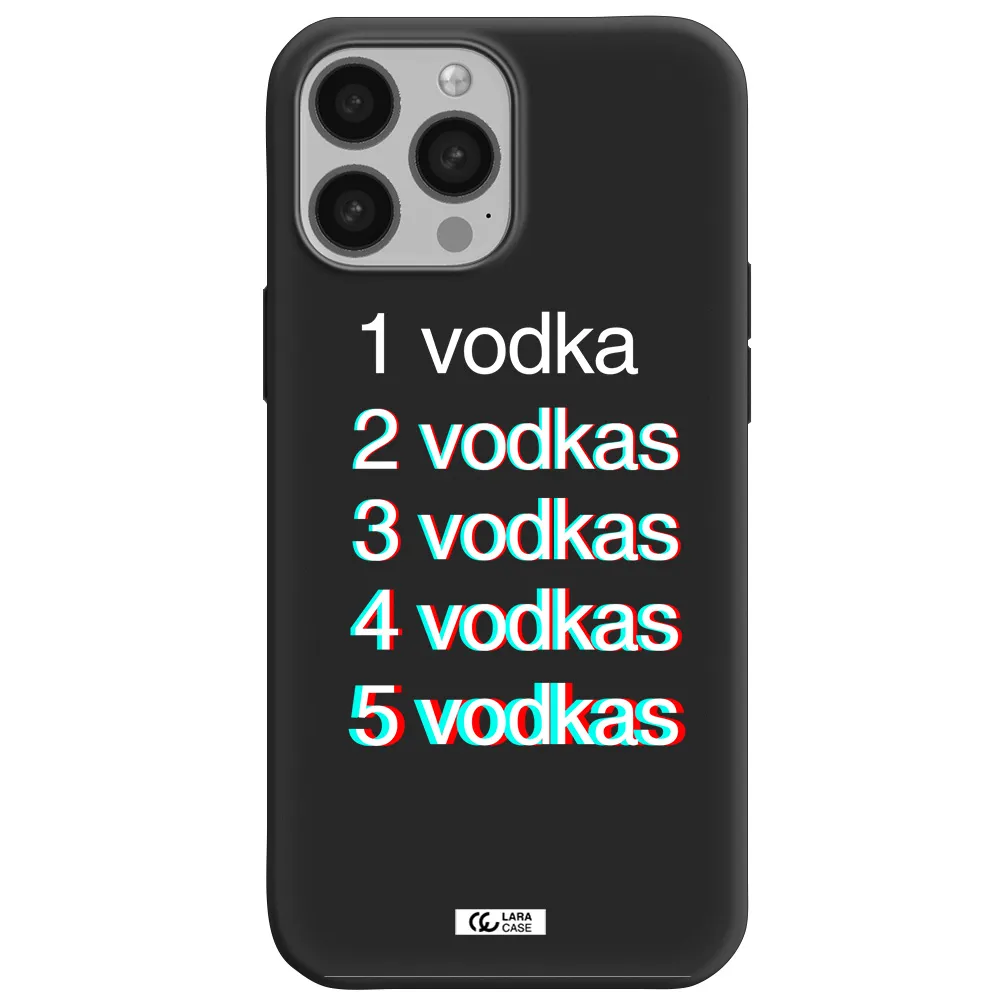 Vodka Apple iPhone 13 Pro Silicone black Case