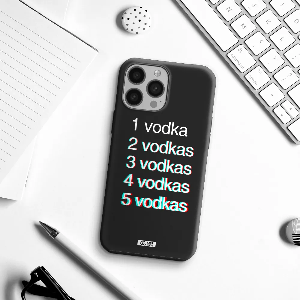 Vodka Apple iPhone 13 Pro Silicone black Case