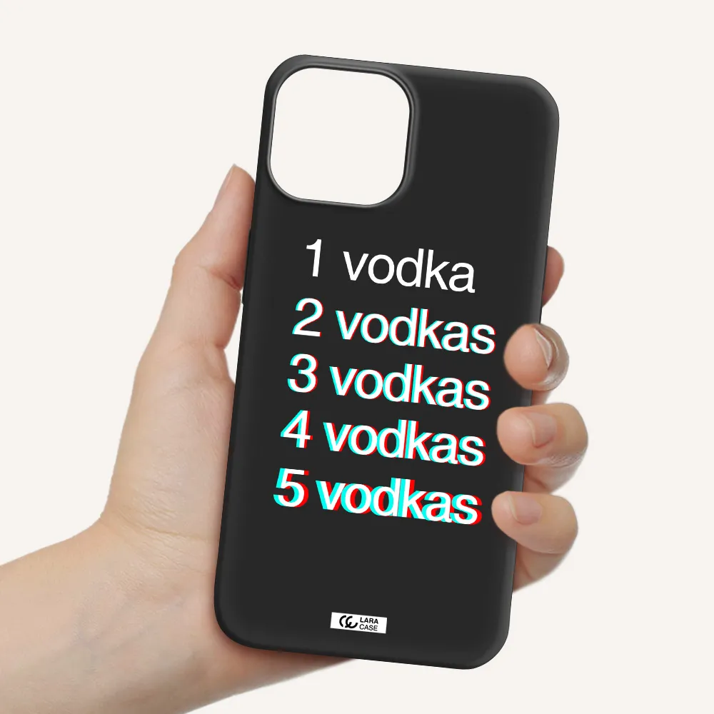 Vodka Apple iPhone 13 Silicone black Case