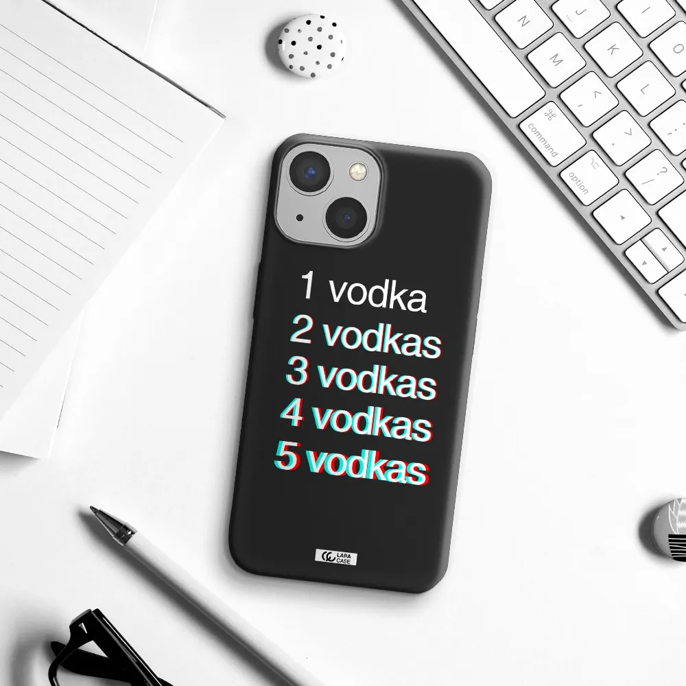 Vodka Apple iPhone 13 Silicone black Case