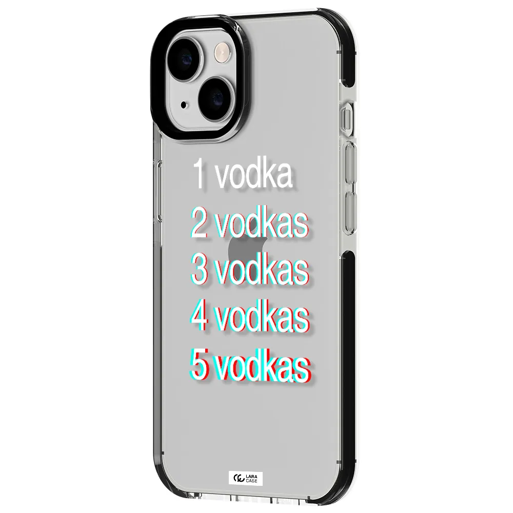 Vodka Apple iPhone 14 impact black border Case