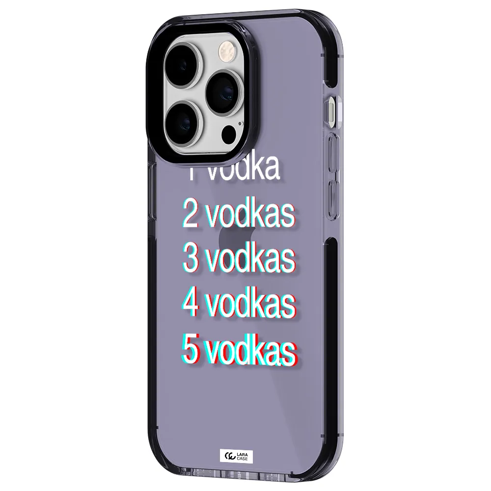 Vodka Apple iPhone 14 pro impact Lilac Case