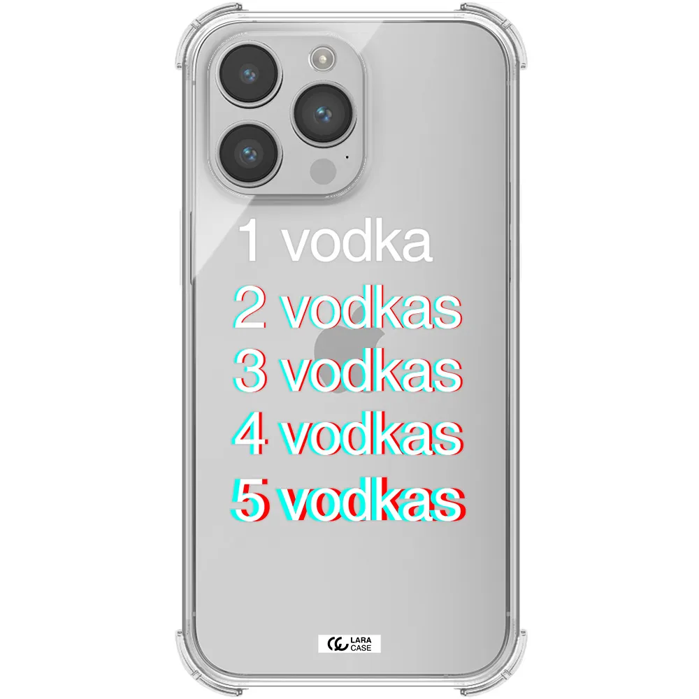 Vodka Apple iPhone 14 pro max Clear PC Case