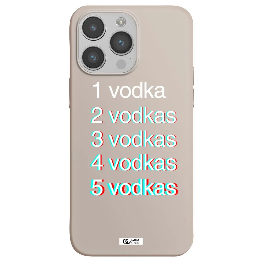 Vodka Apple iPhone 14 pro Silicone Stone Case