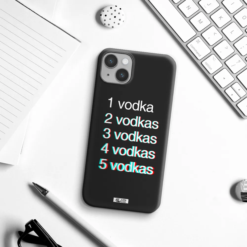 Vodka Apple iPhone 14 Silicone black Case