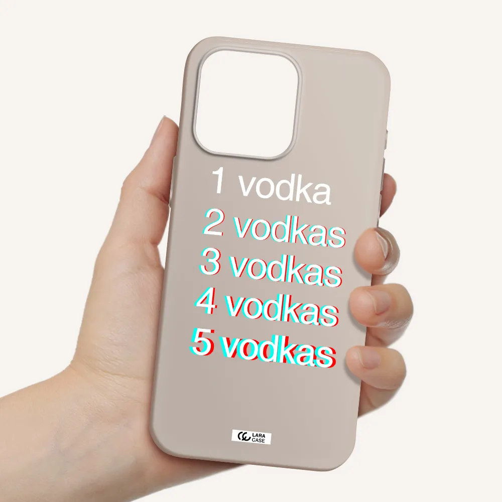 Vodka Apple Iphone 15 Pro max Silicone Stone Case