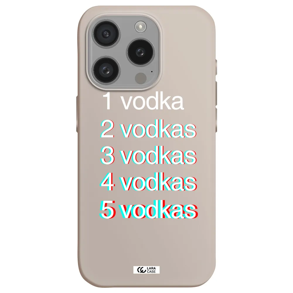 Vodka Apple Iphone 15 Pro Silicone Stone Case