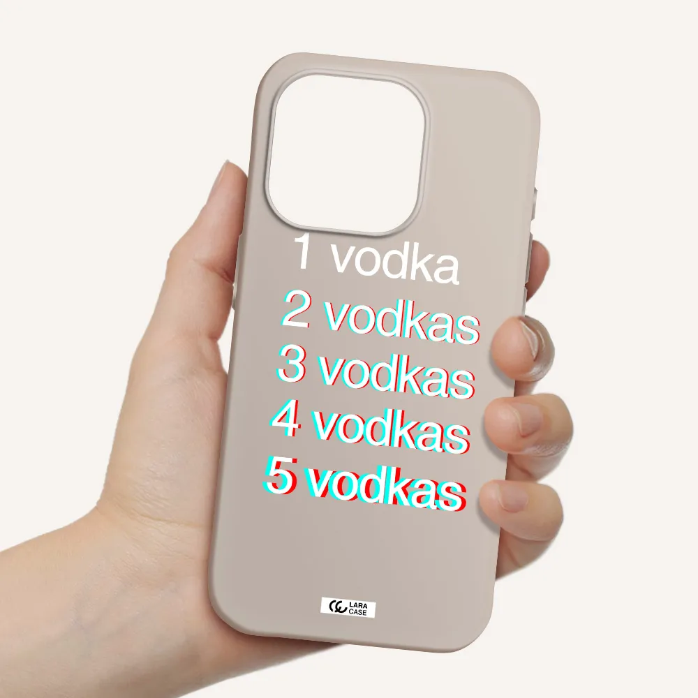 Vodka Apple Iphone 15 Pro Silicone Stone Case