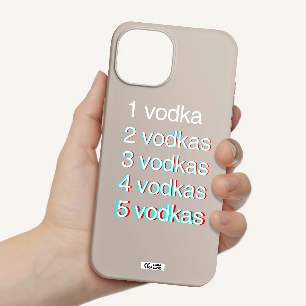 Vodka Apple iPhone 15 Silicone Stone Case