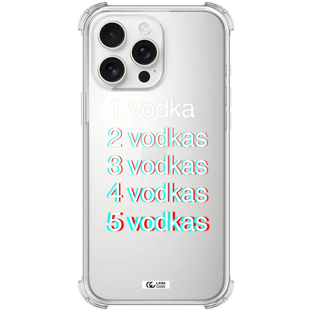 Vodka Apple Iphone 16 Pro Max Clear Pc Case