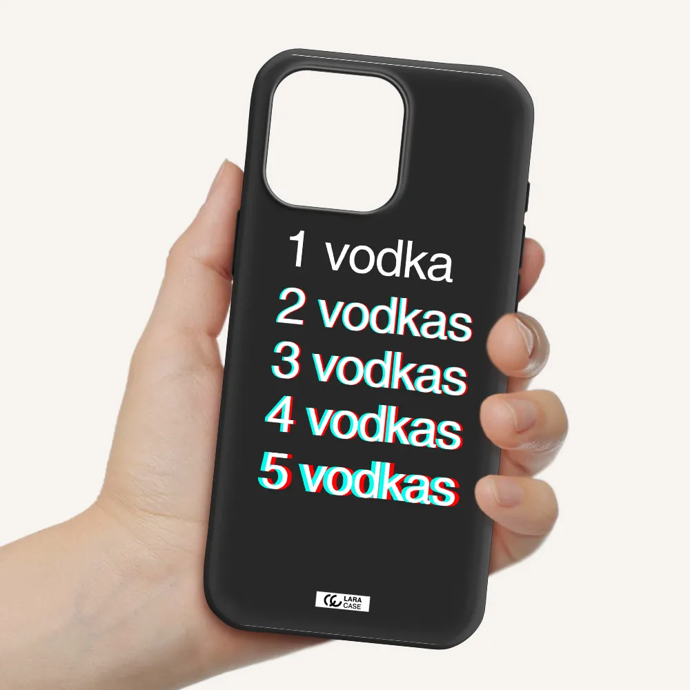 Vodka Apple Iphone 16 Pro Max Silicone Black Case