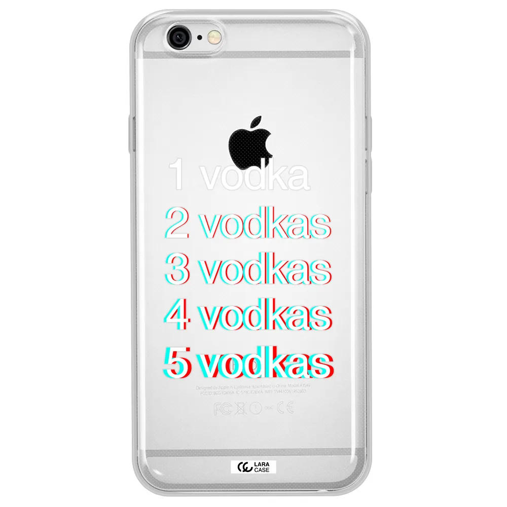 Vodka Apple iPhone 6 Clear TPU Case
