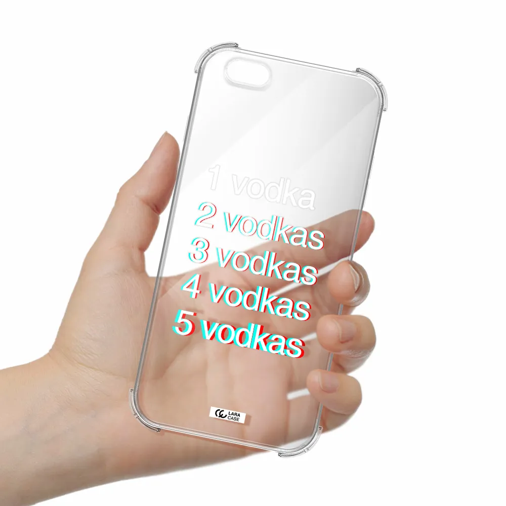 Vodka Apple iPhone 6 plus Clear PC Case
