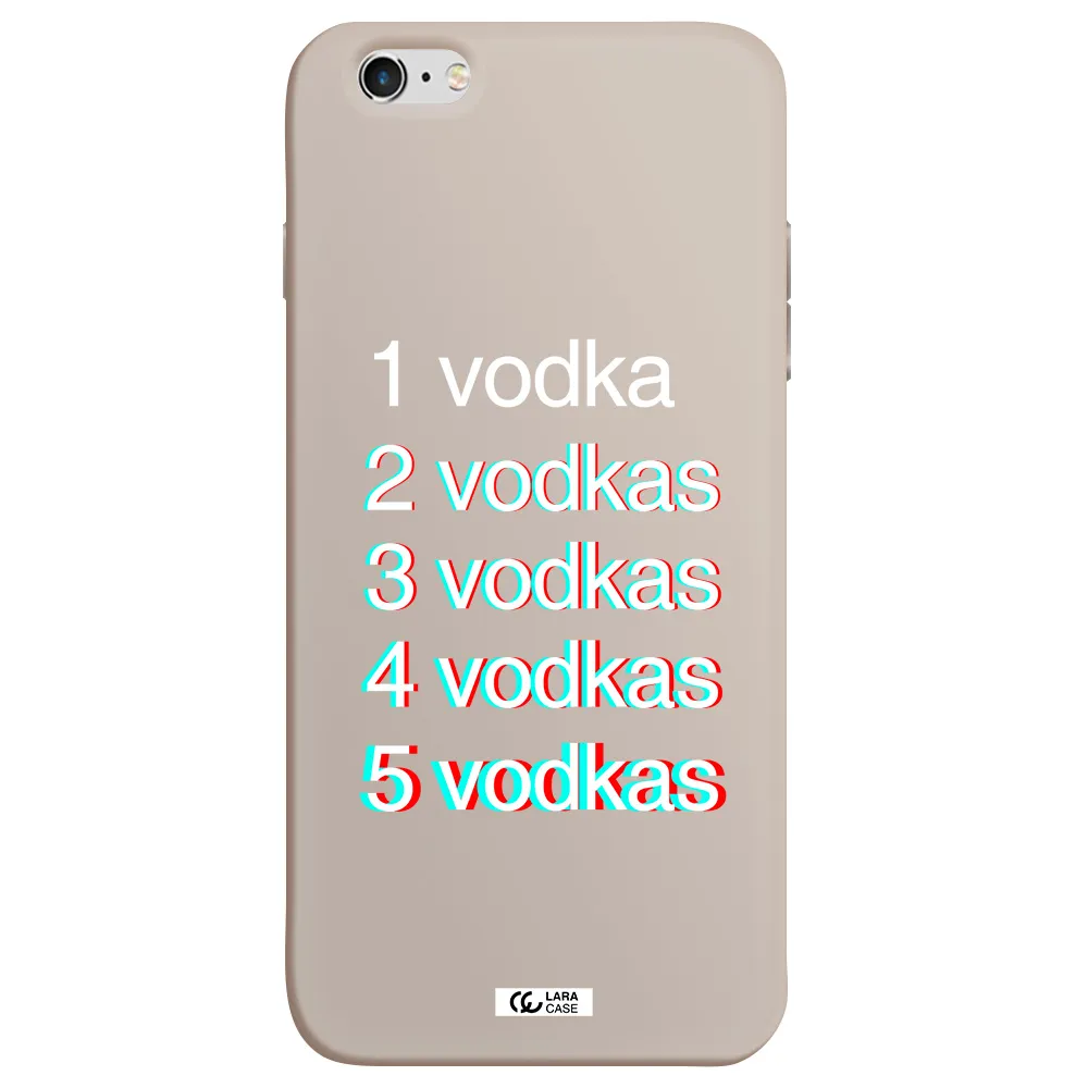 Vodka Apple iPhone 6 plus Silicone Stone Case