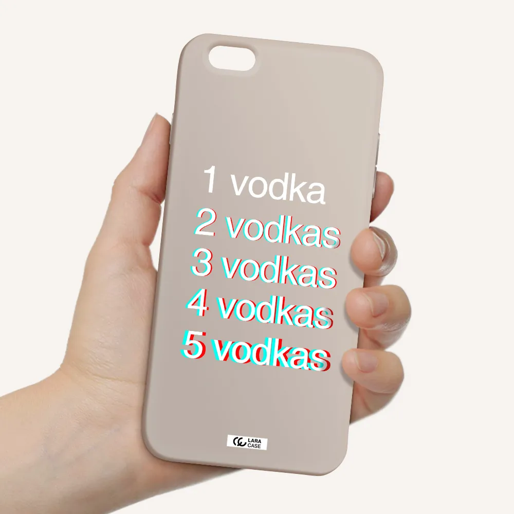 Vodka Apple iPhone 6 plus Silicone Stone Case