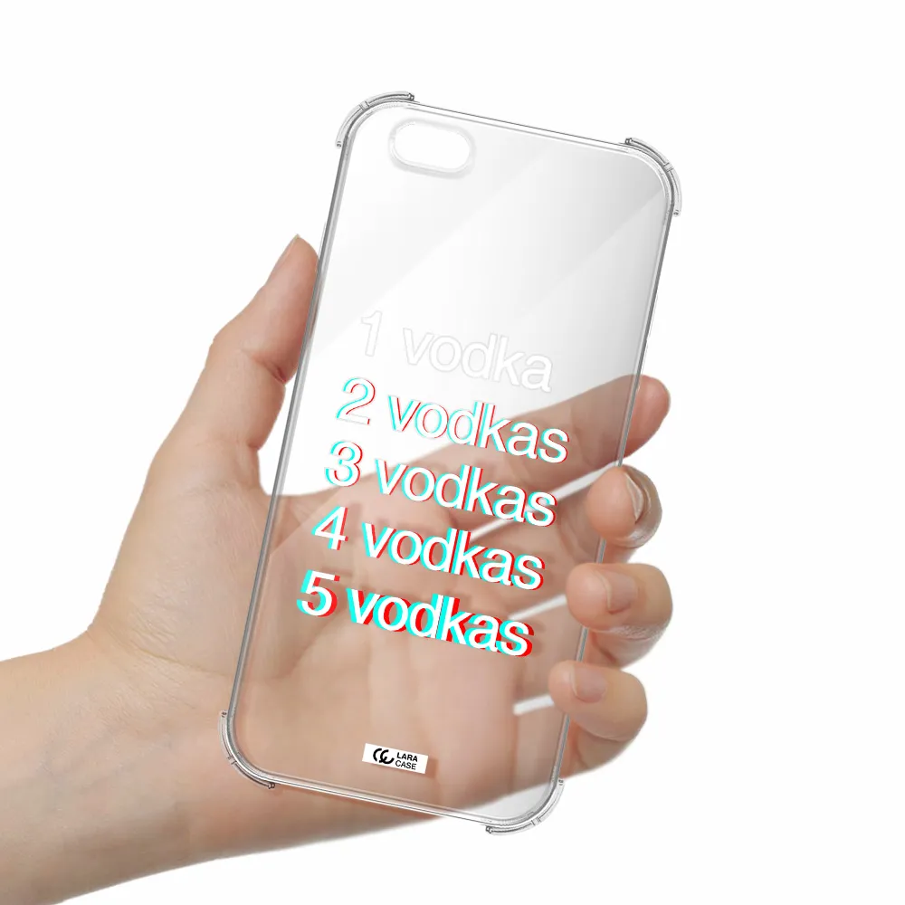 Vodka Apple iPhone 6 s plus Clear PC Case