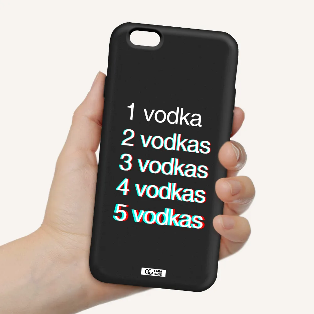 Vodka Apple iPhone 6 Silicone black Case