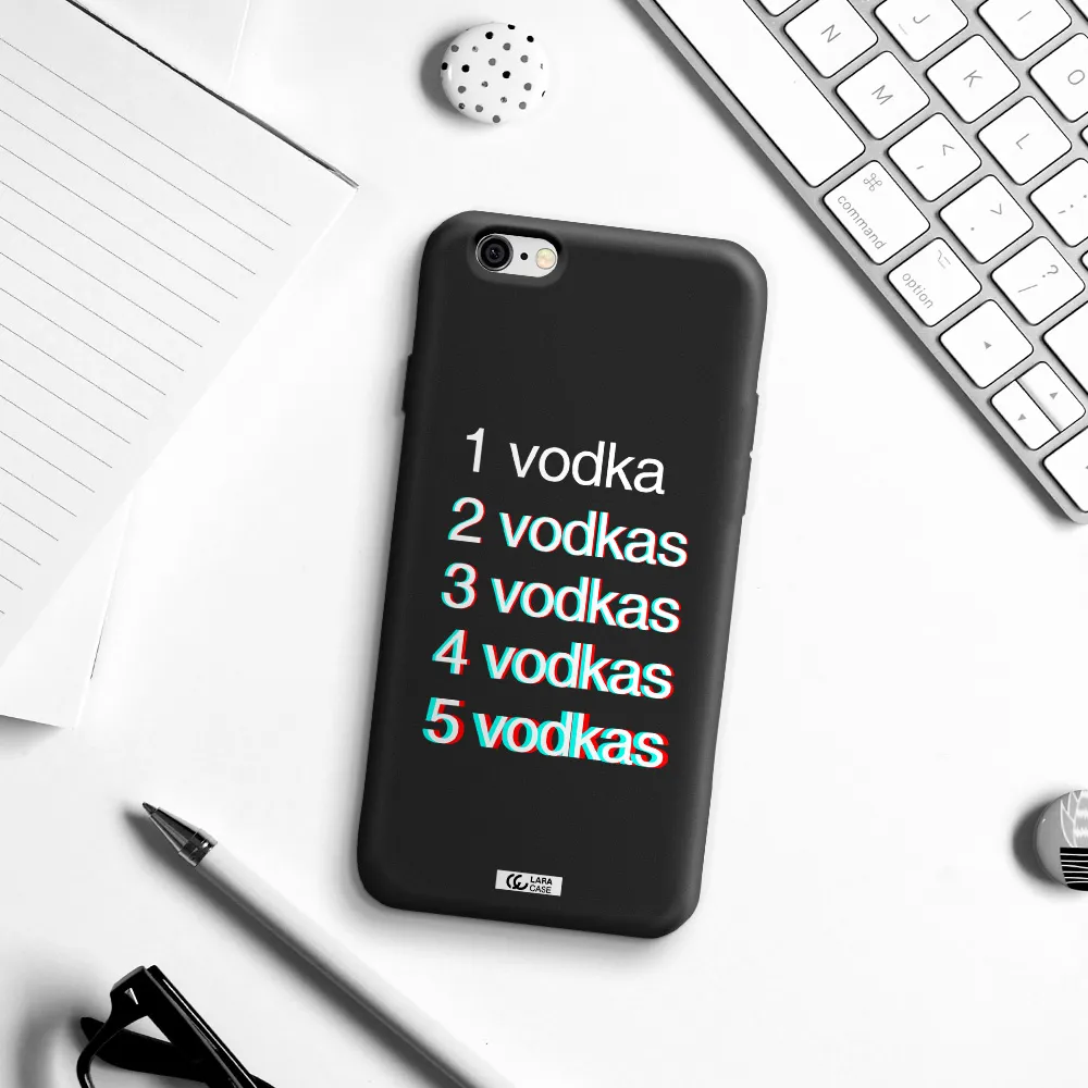 Vodka Apple iPhone 6 Silicone black Case