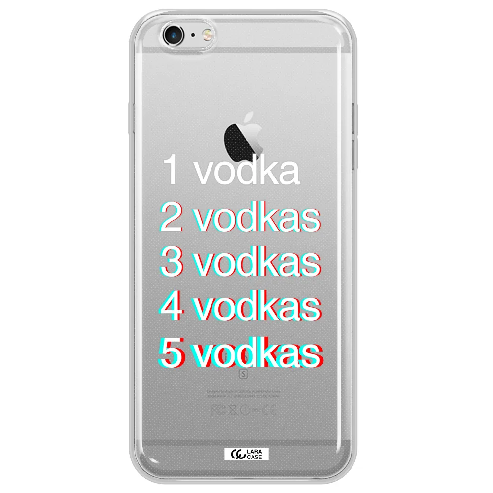 Vodka Apple iPhone 6S Clear TPU Case