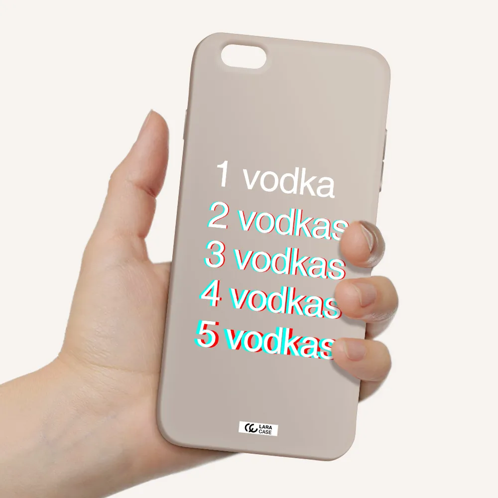 Vodka Apple iPhone 6S Silicone Stone Case
