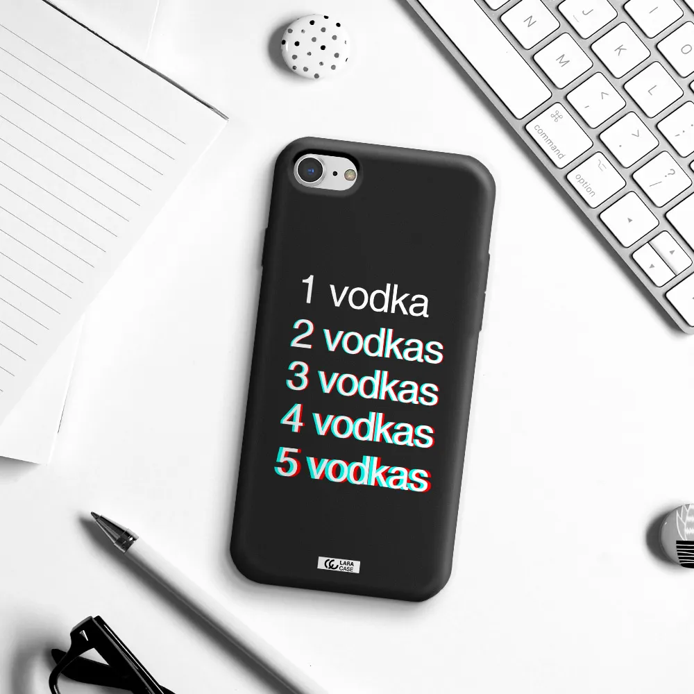 Vodka Apple iPhone 7 Silicone black Case