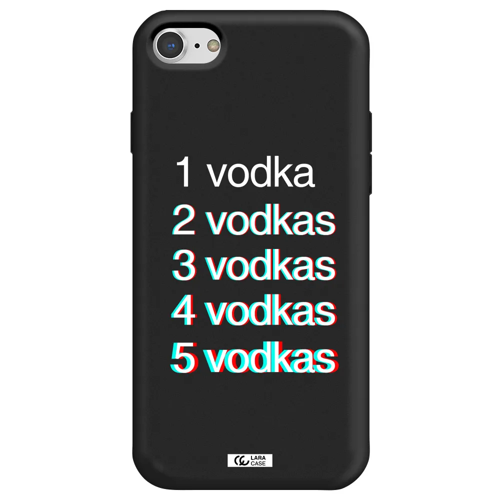 Vodka Apple iPhone 8 Silicone black Case