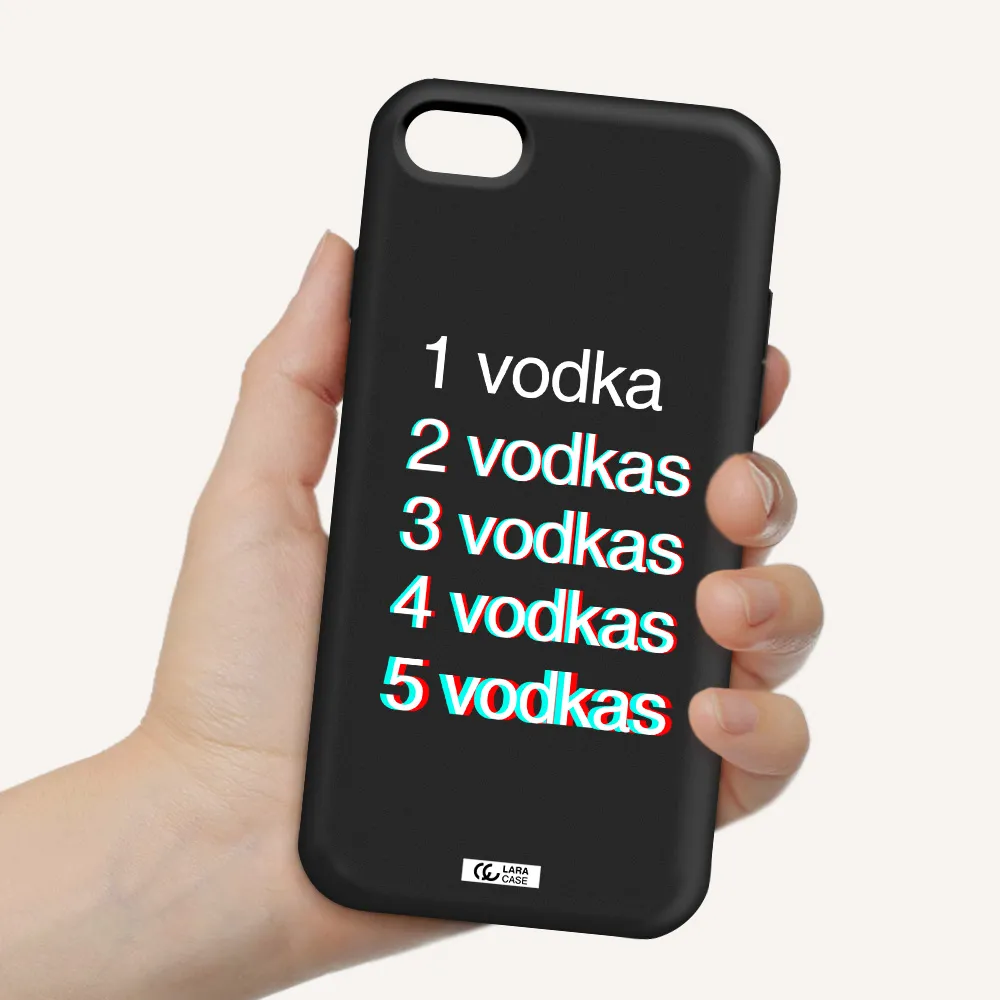 Vodka Apple iPhone 8 Silicone black Case