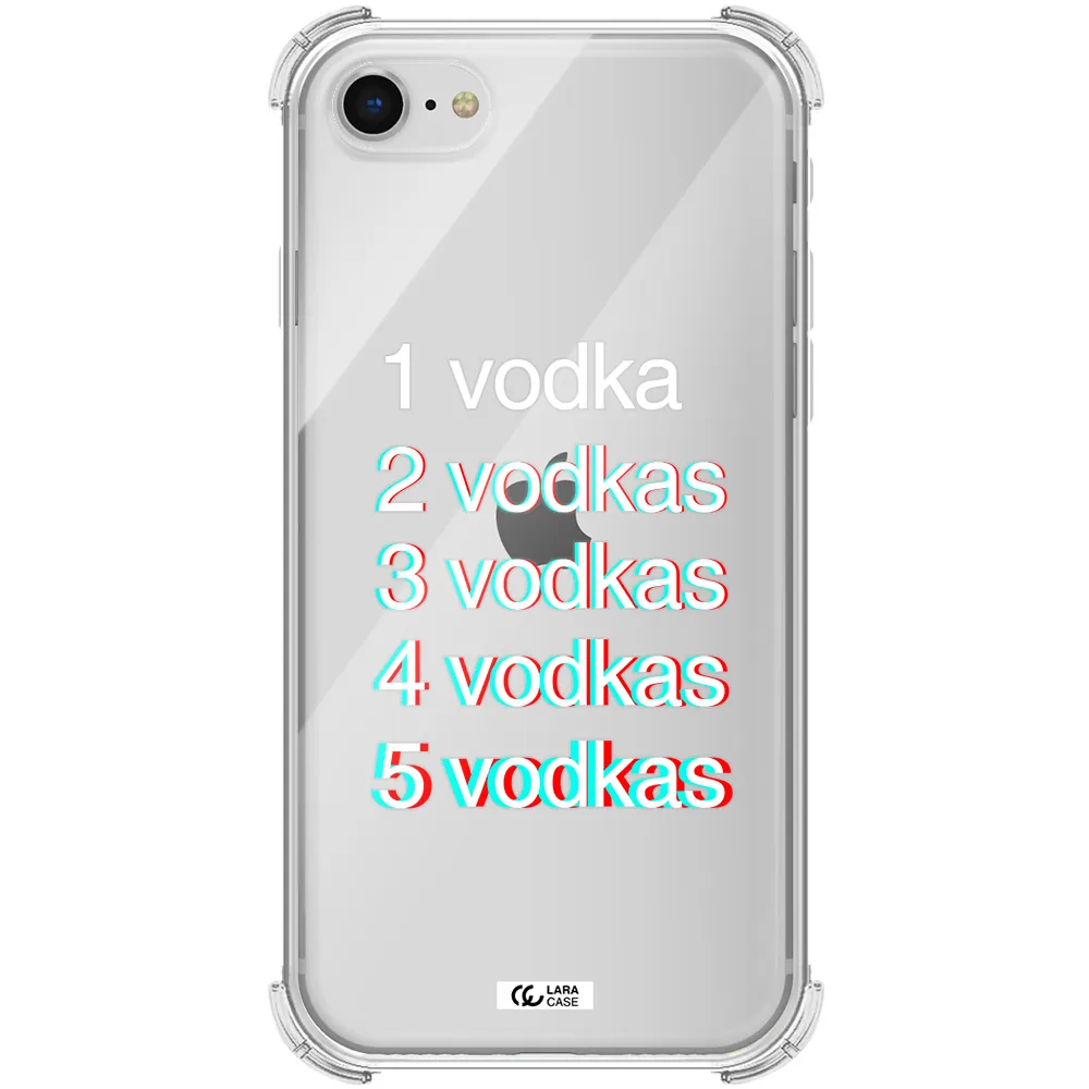 Vodka Apple iPhone se 2020 Clear PC Case