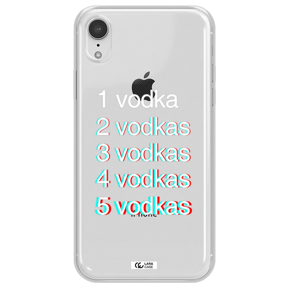 Vodka Apple iPhone XR Clear TPU Case