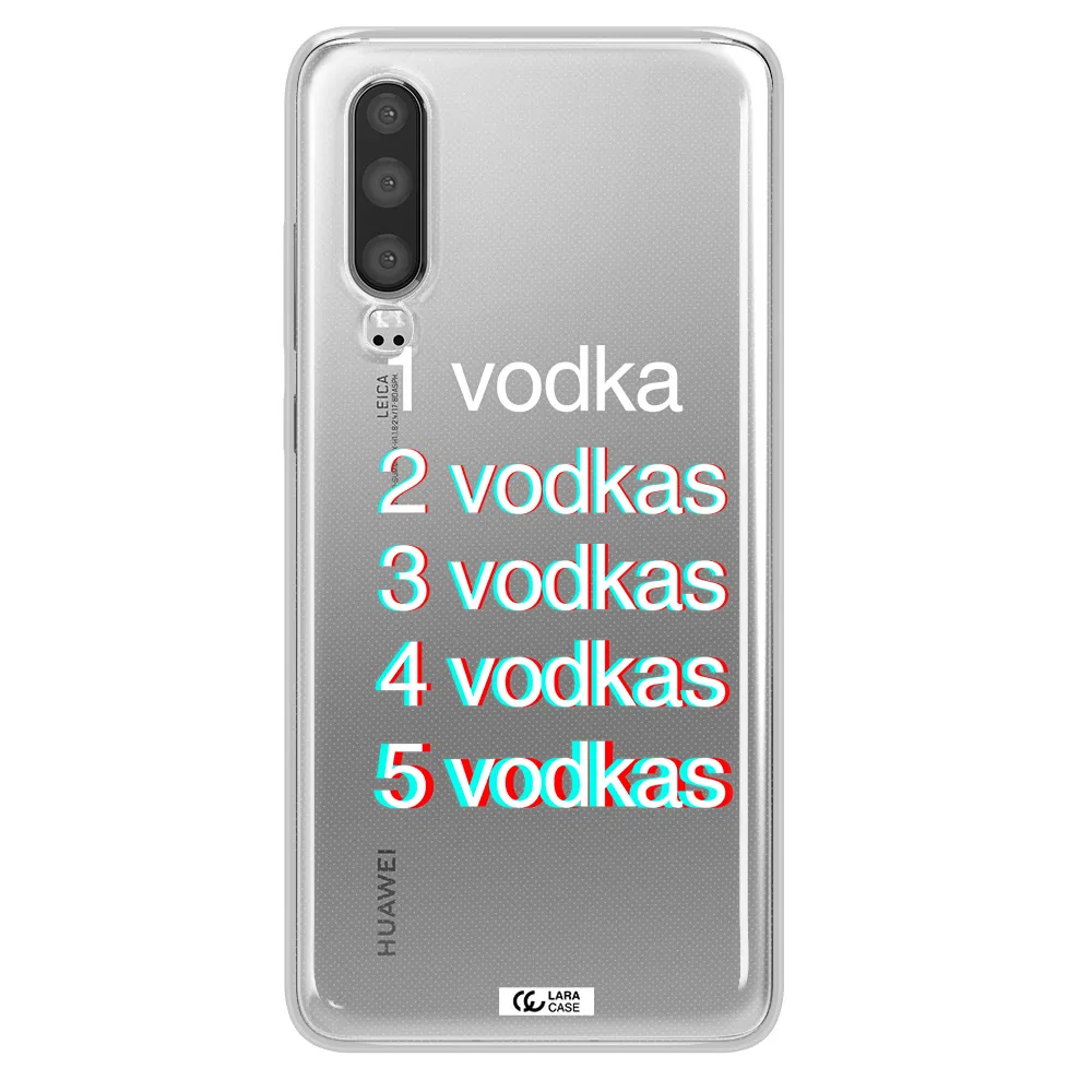 Vodka Huawei P30 Clear TPU Case