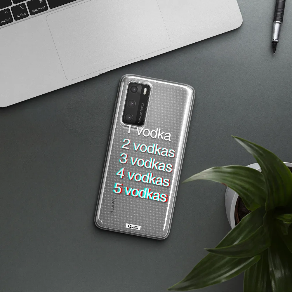 Vodka Huawei P40 Clear TPU Case