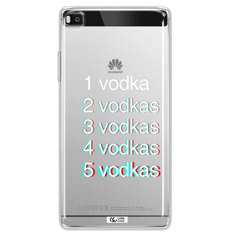 Vodka Huawei P8 Clear TPU Case