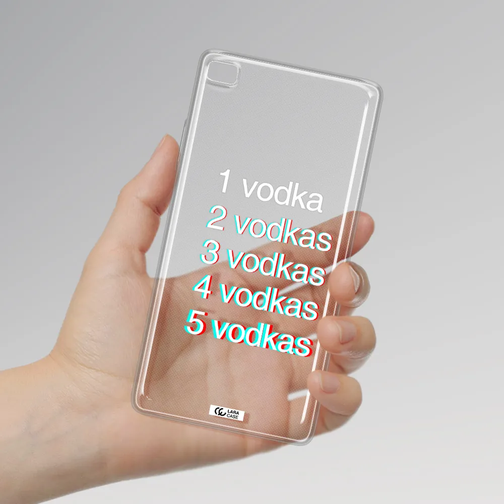 Vodka Huawei P8 Clear TPU Case