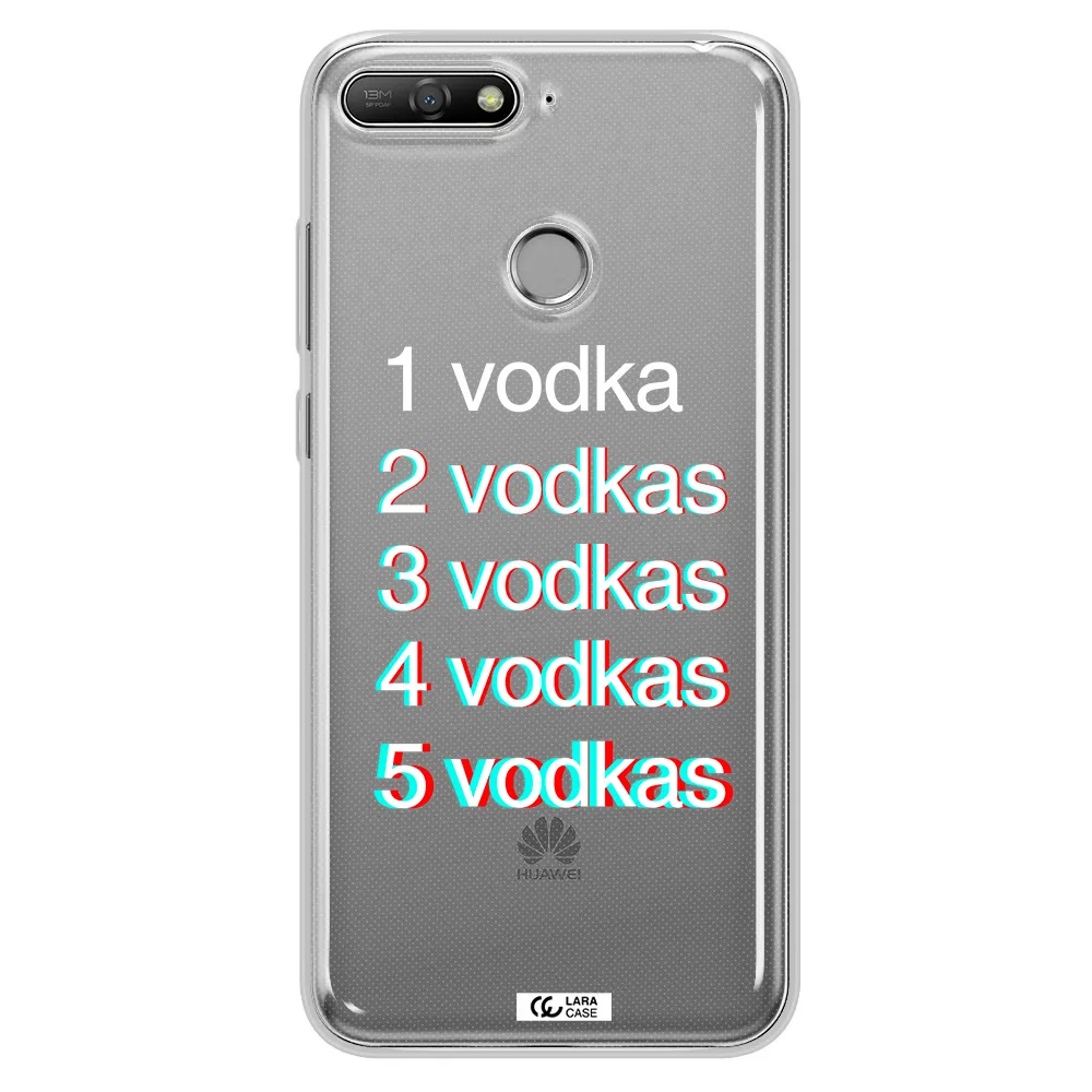 Vodka Huawei Y6 Prime 2018 Clear TPU Case